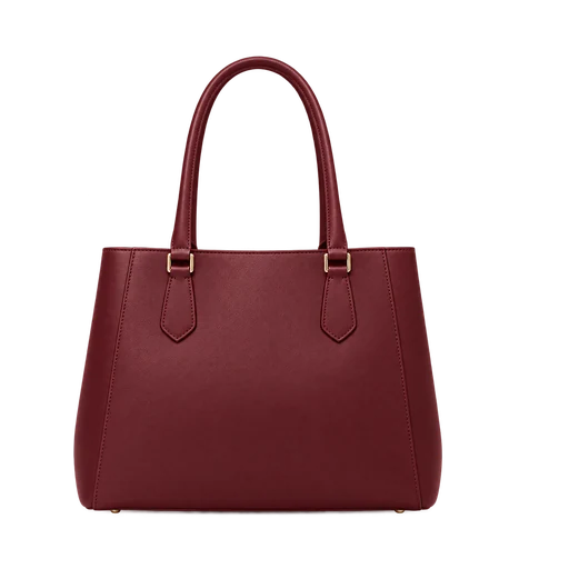 Bolsa tote vinho — Aurora Ateliê